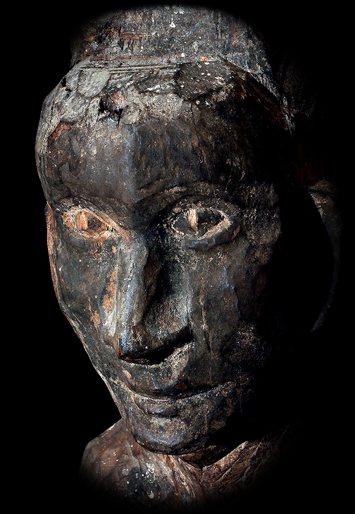 IFUGAO KINABIGAT SEATED BULUL STATUE IFUGAO TRIBE PHILIPPINES DAVID